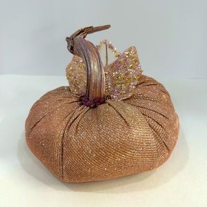 “Glitter” Velvet Pumpkin Home Decor